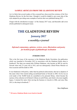 The Gladstone Review
