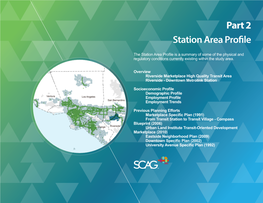 Part 2 Station Area Profile