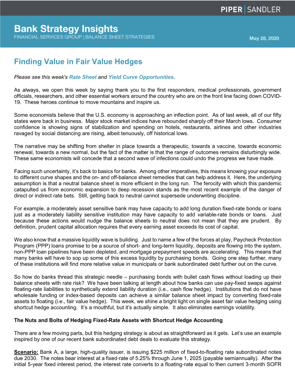 Finding Value in Fair Value Hedges