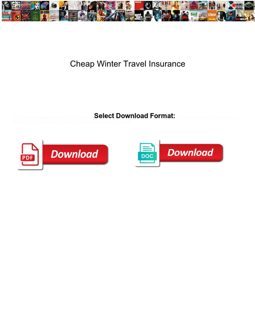 Cheap Winter Travel Insurance