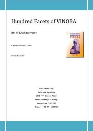 Hundred Facets of VINOBA