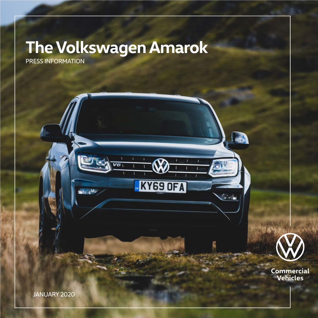 The Volkswagen Amarok PRESS INFORMATION
