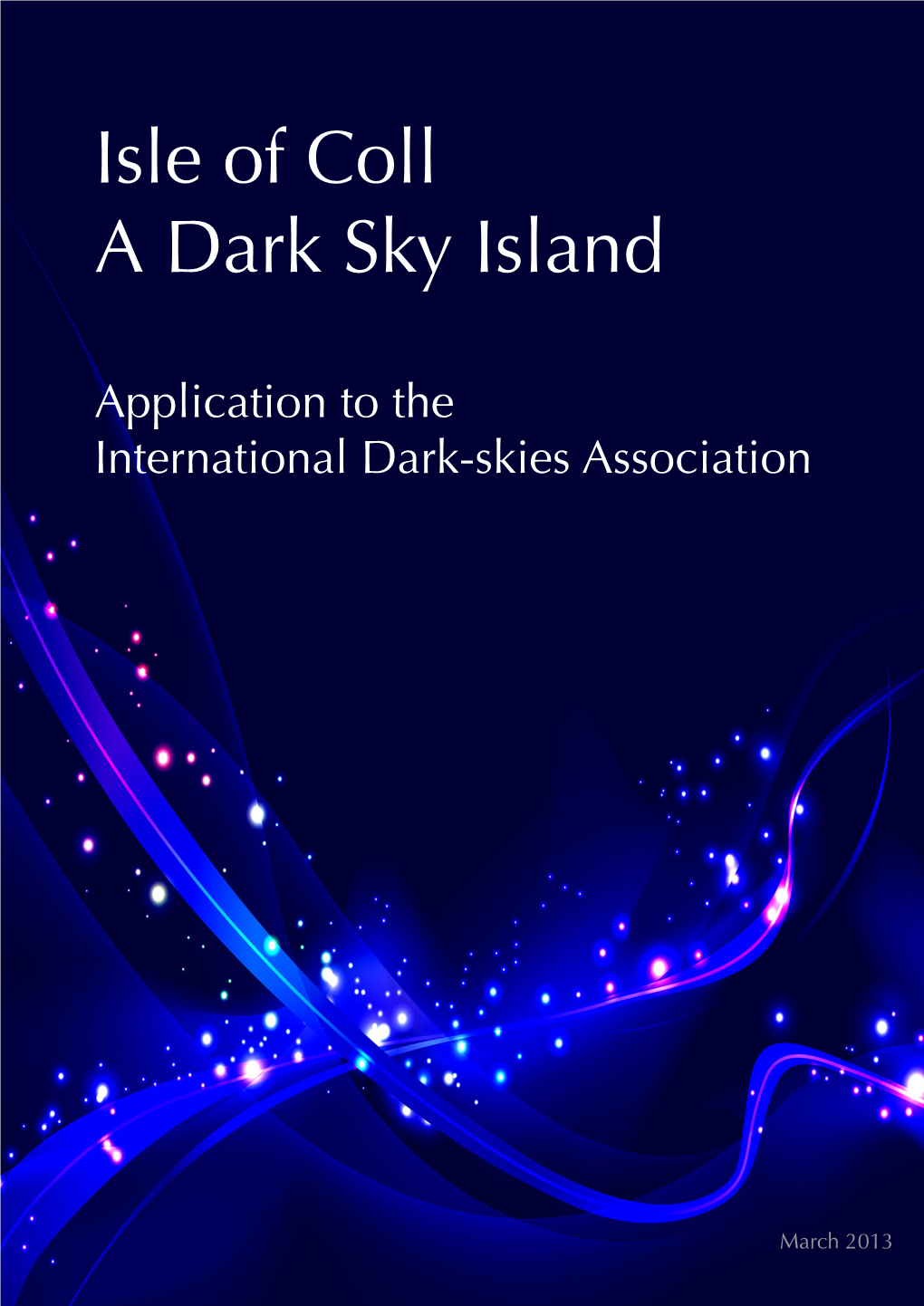 Isle of Coll a Dark Sky Island