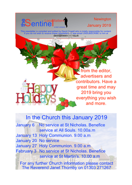 Th in the Church This January 2019