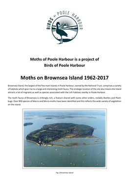 Moths on Brownsea Island 1962-2017