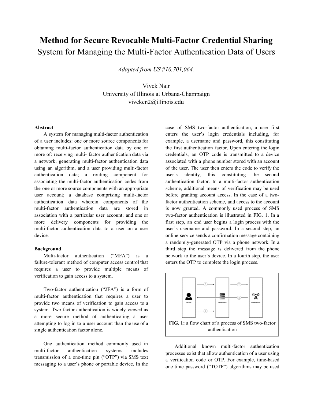 Method for Secure Revocable Multi-Factor Credential Sharing System for Managing the Multi-Factor Authentication Data of Users