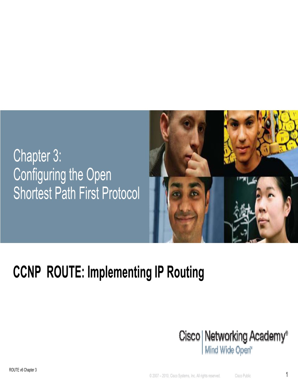 Chapter 3: Configuring The Open Shortest Path First Protocol - DocsLib