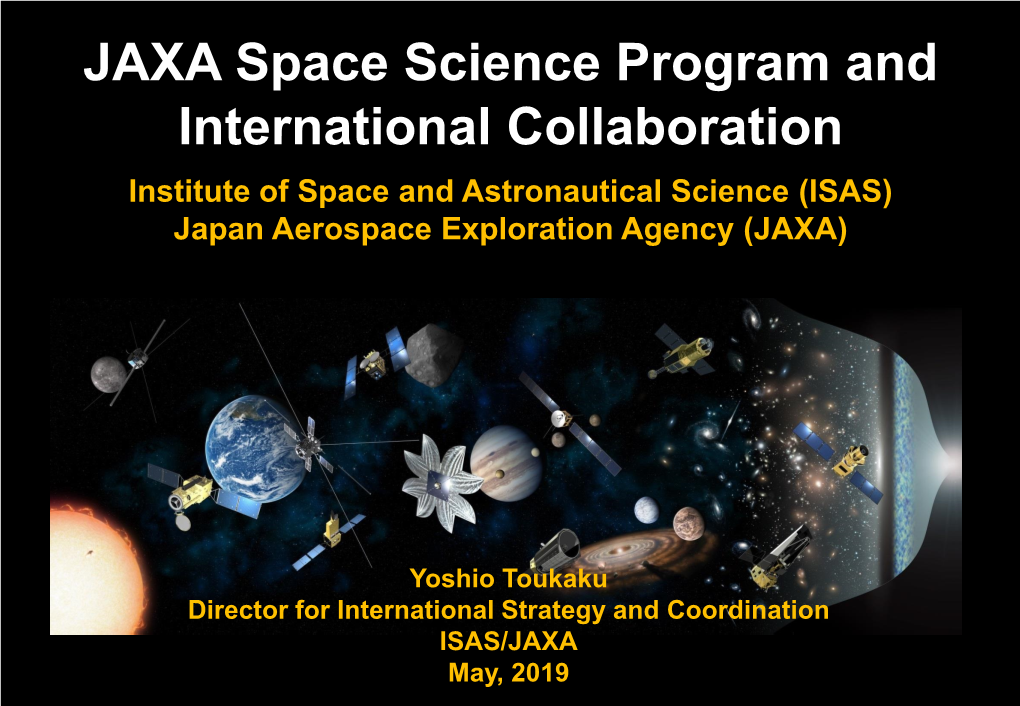 JAXA Space Science Programme and International Collaboration