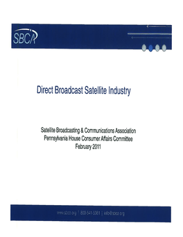 Direct Broadcast Satellite Industry