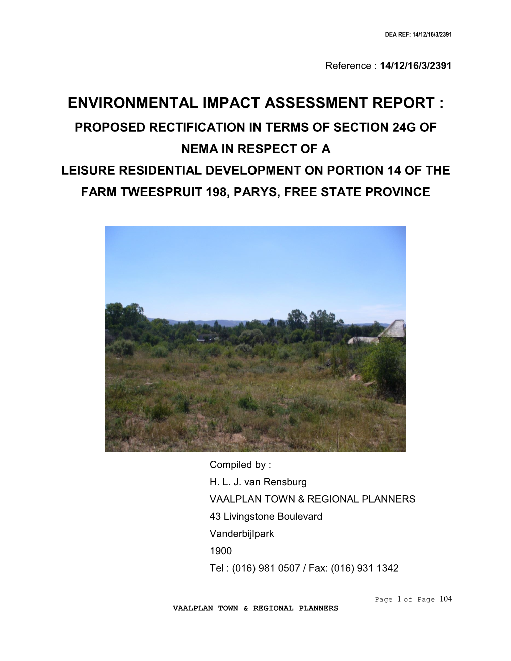 environmental-impact-assessment-report-docslib