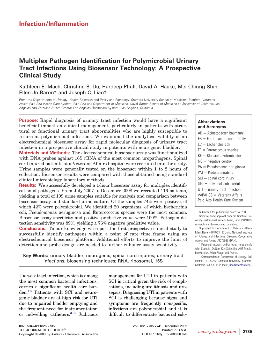 Infection/Inflammation Multiplex Pathogen