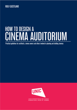 Designing a Cinema Auditorium