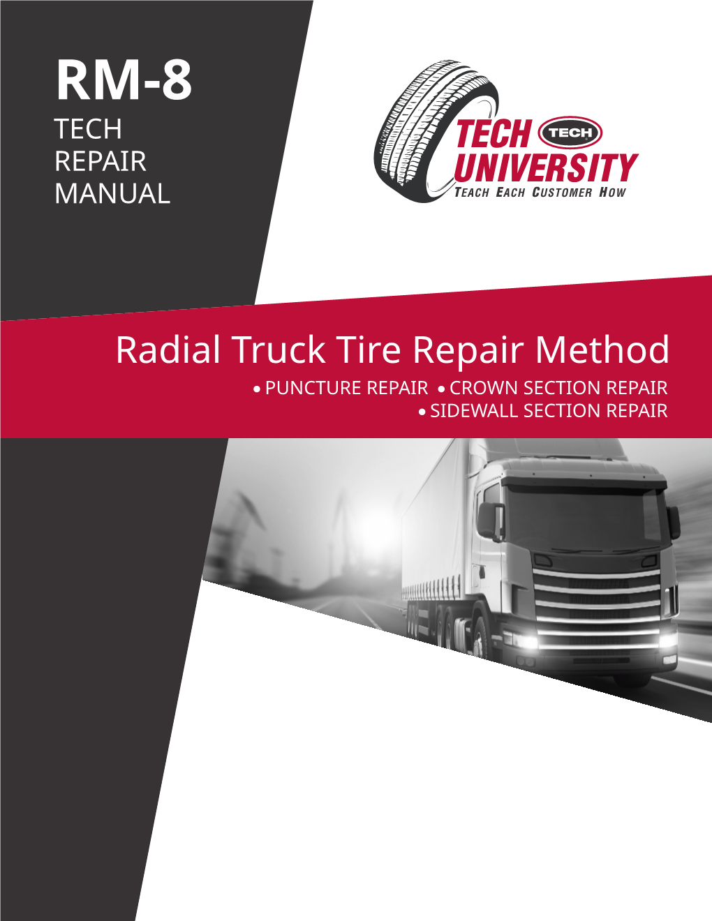 Radial Truck Tire Repair Method