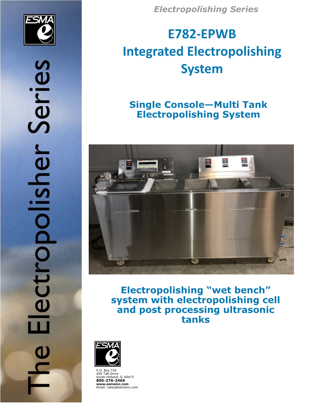 E782-EPWB Integrated Electropolishing System