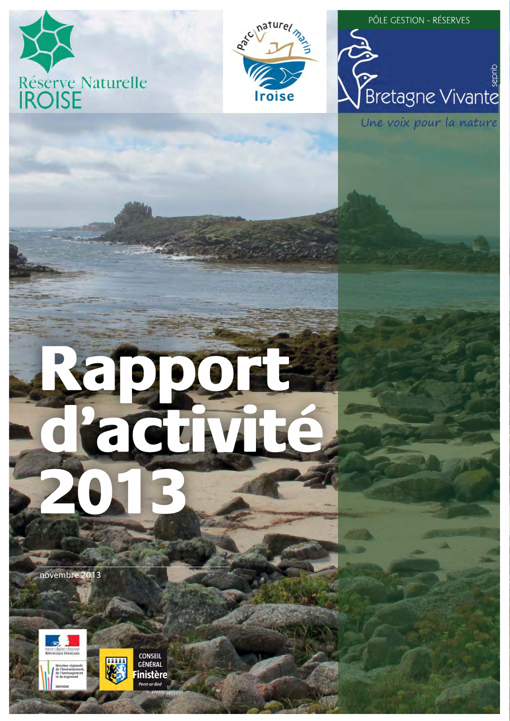 Réserve Naturelle D'iroise : Rapport D'activités 2013