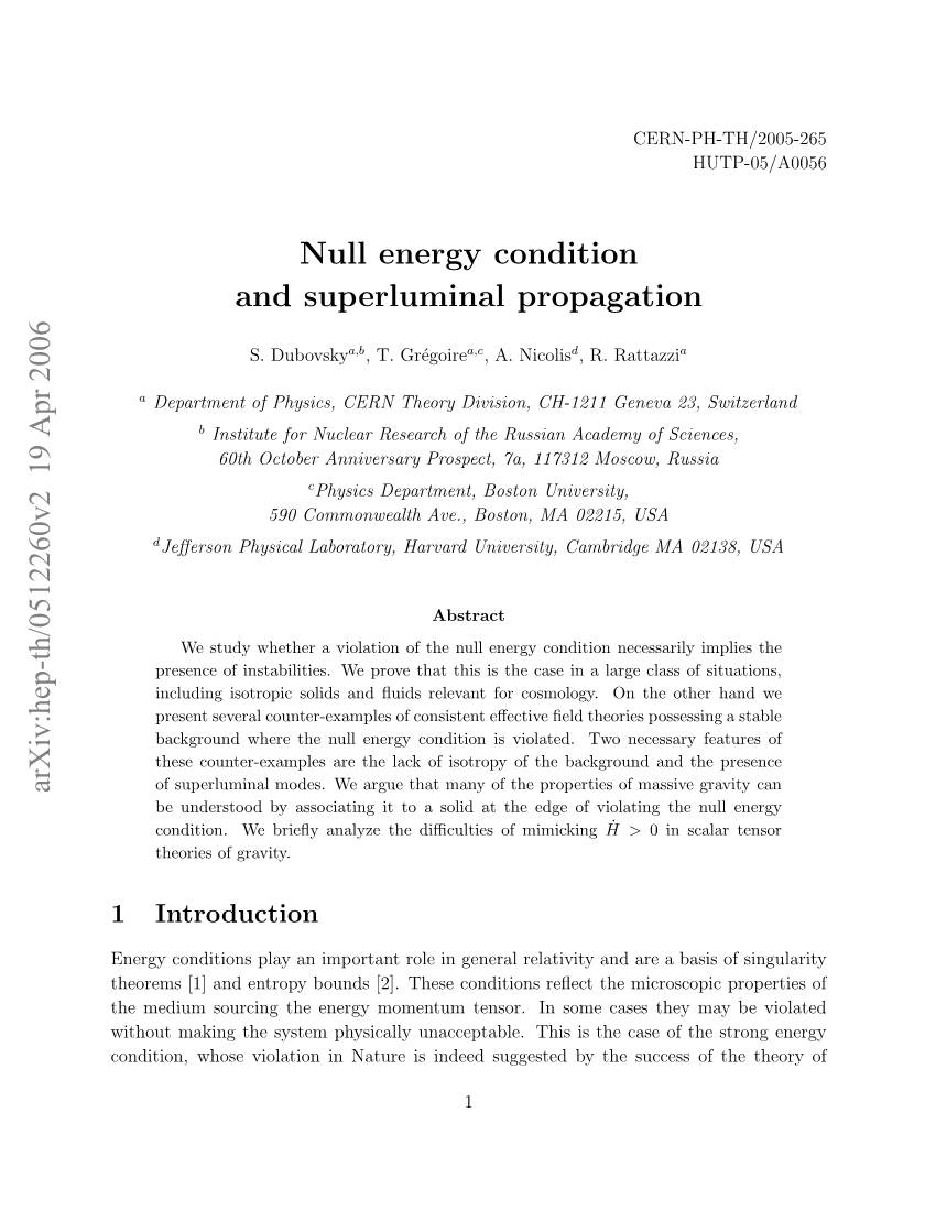 Null Energy Condition and Superluminal Propagation