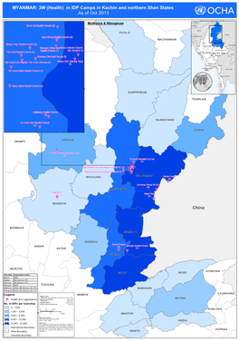 (Health) in IDP Camps in Kachin and Northern Shan States As of Oct 2013