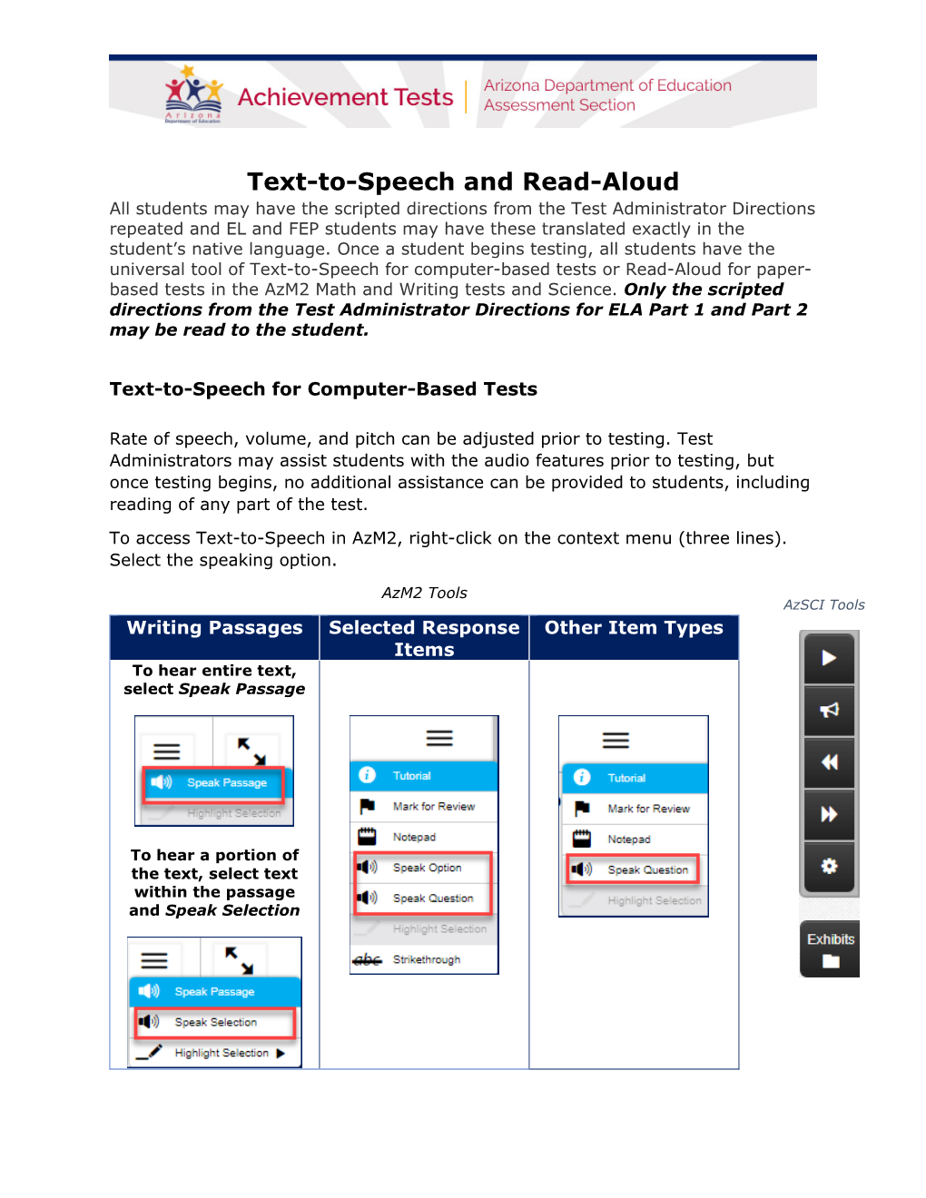 Text-To-Speech and Read-Aloud