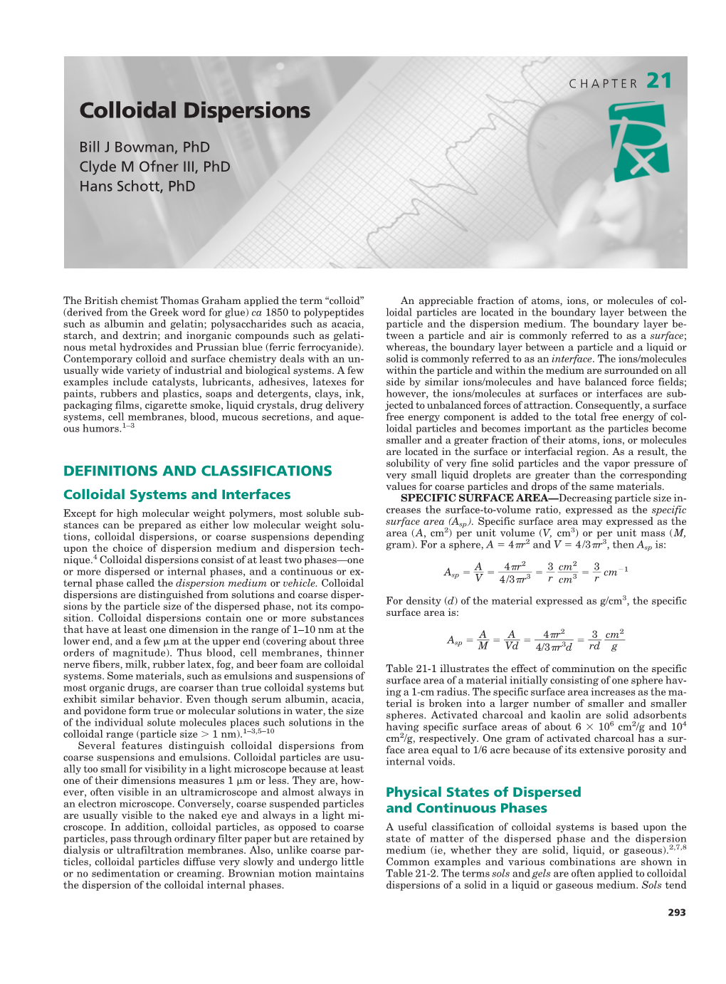 Colloidal Dispersions