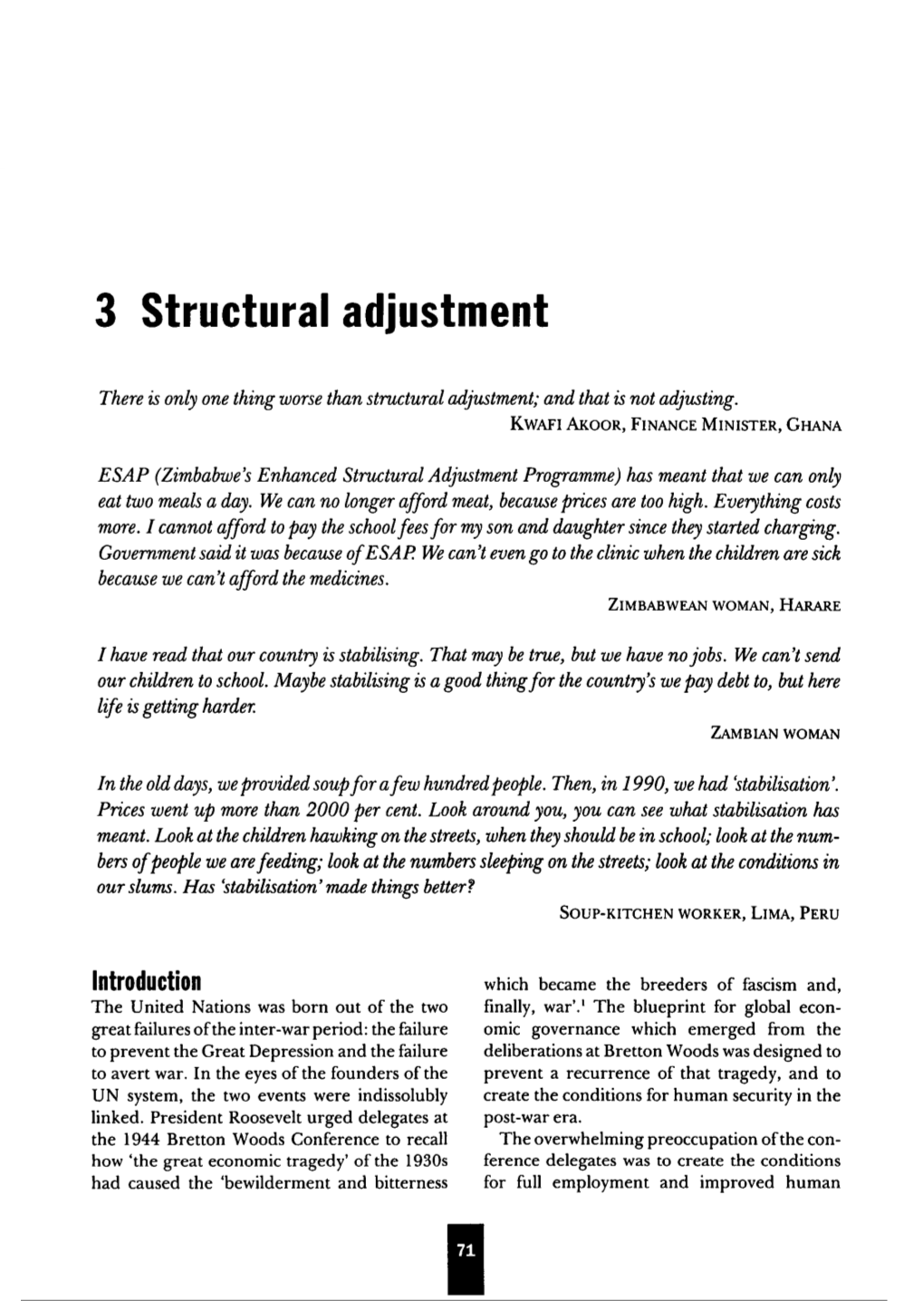 3 Structural Adjustment