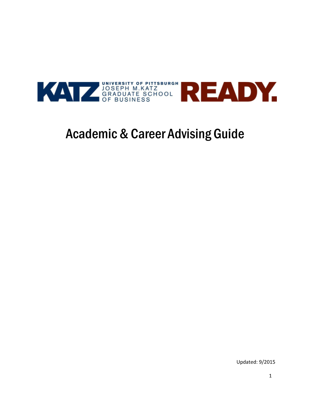 Academic & Career Advising Guide