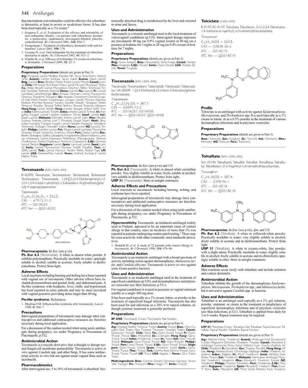 548 Antifungals