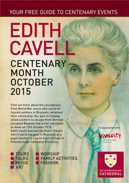 Edith Cavell Centenary Month October 2015