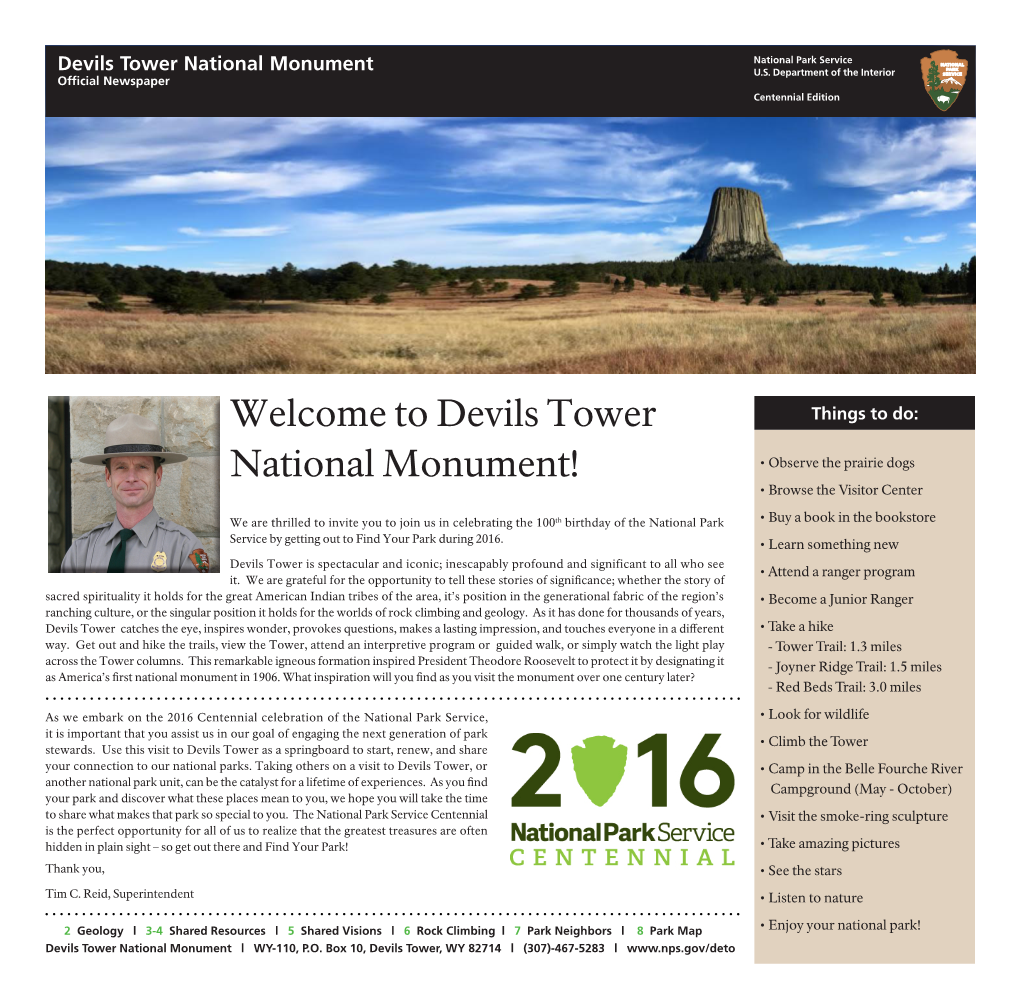 Devils Tower National Monument!