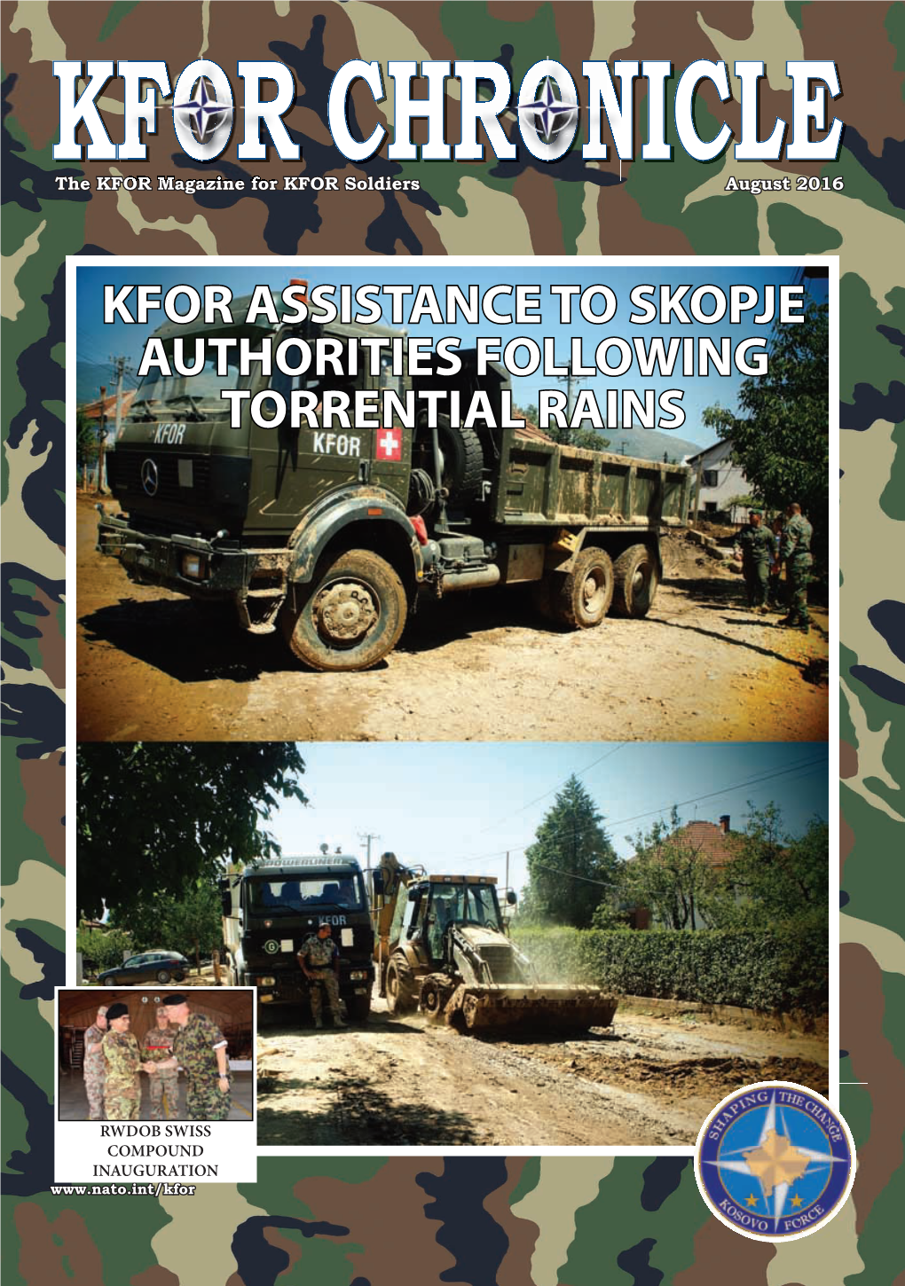 Kfor Assistance to Skopje Authorities Following Torrential Rains