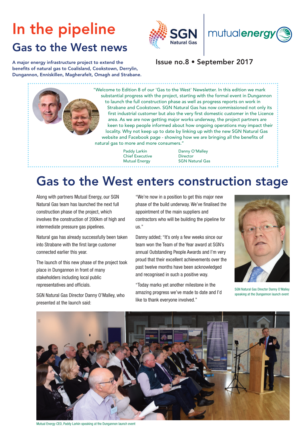 8Th Edition of Gas to the West Newsletter Published