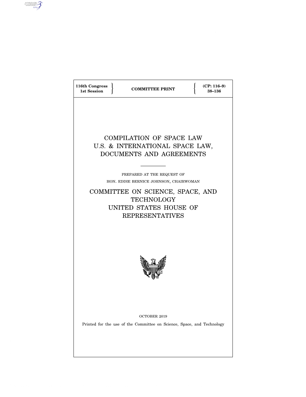 International Space Law, Documents and Agreements