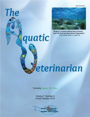 The Aquatic Veterinarian 2013 7(4)