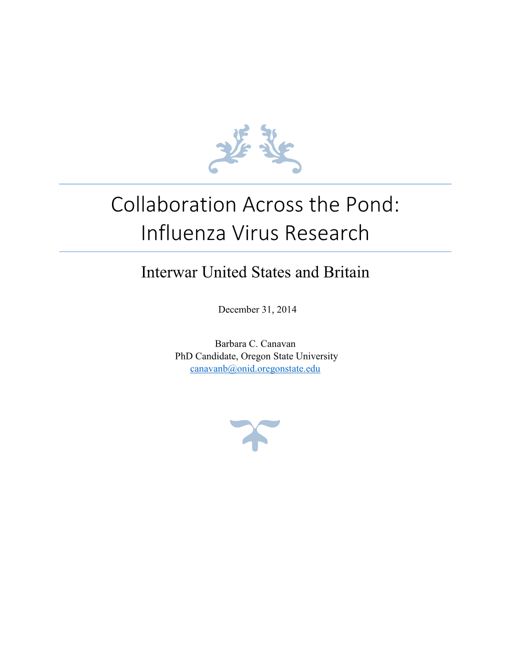 Influenza Virus Research