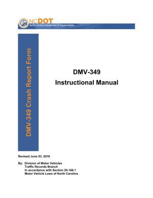 DMV-349 Instructional Manual