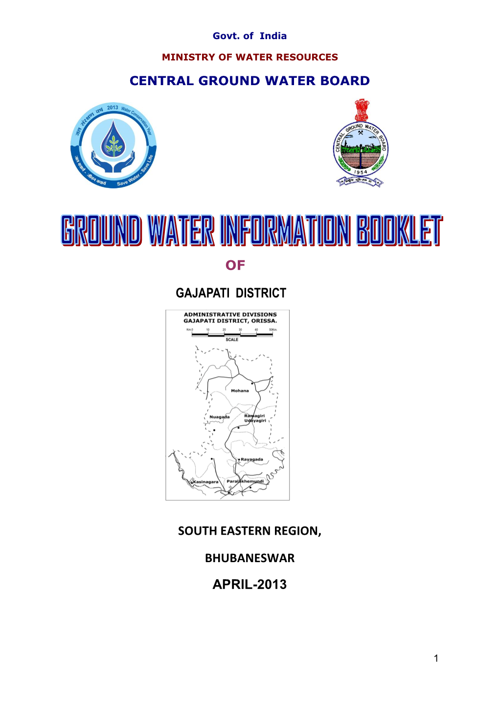 Of Gajapati District South Eastern Region
