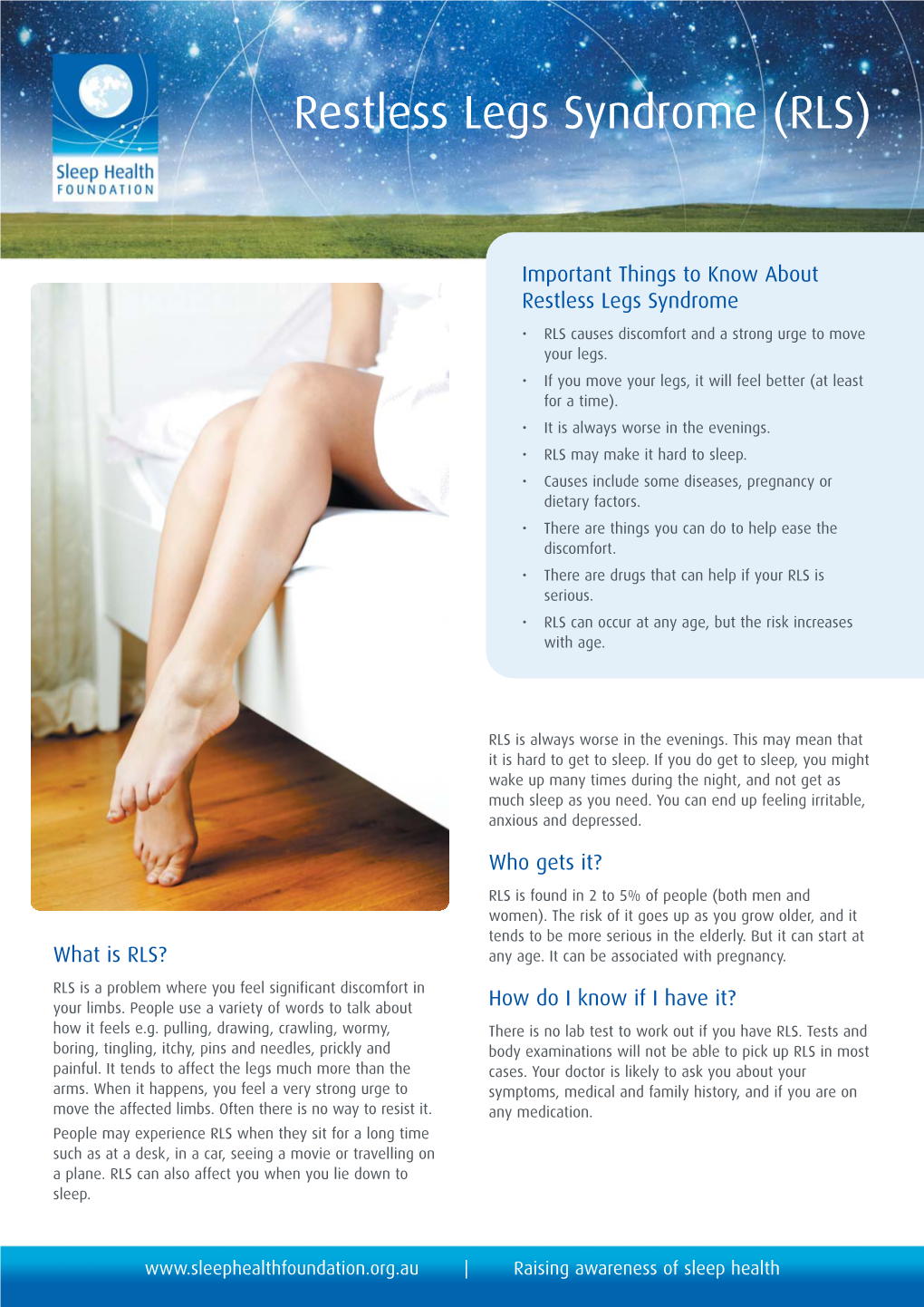 Restless Legs Syndrome (RLS)