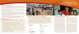 Guiding Urbanisation in Africa for Economic Development And