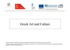 Greek Art and Culture