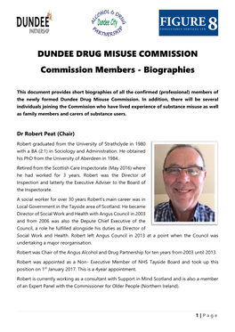 DUNDEE DRUG MISUSE COMMISSION Commission Members - Biographies