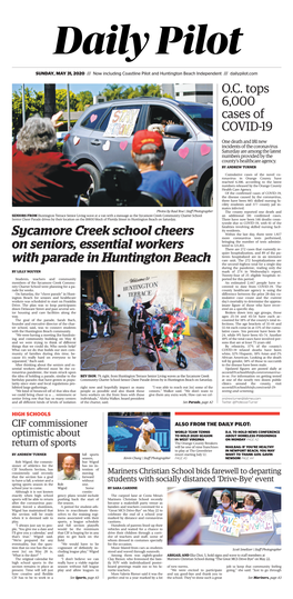 Sycamore Creek School Cheers on Seniors, Essential Workers With