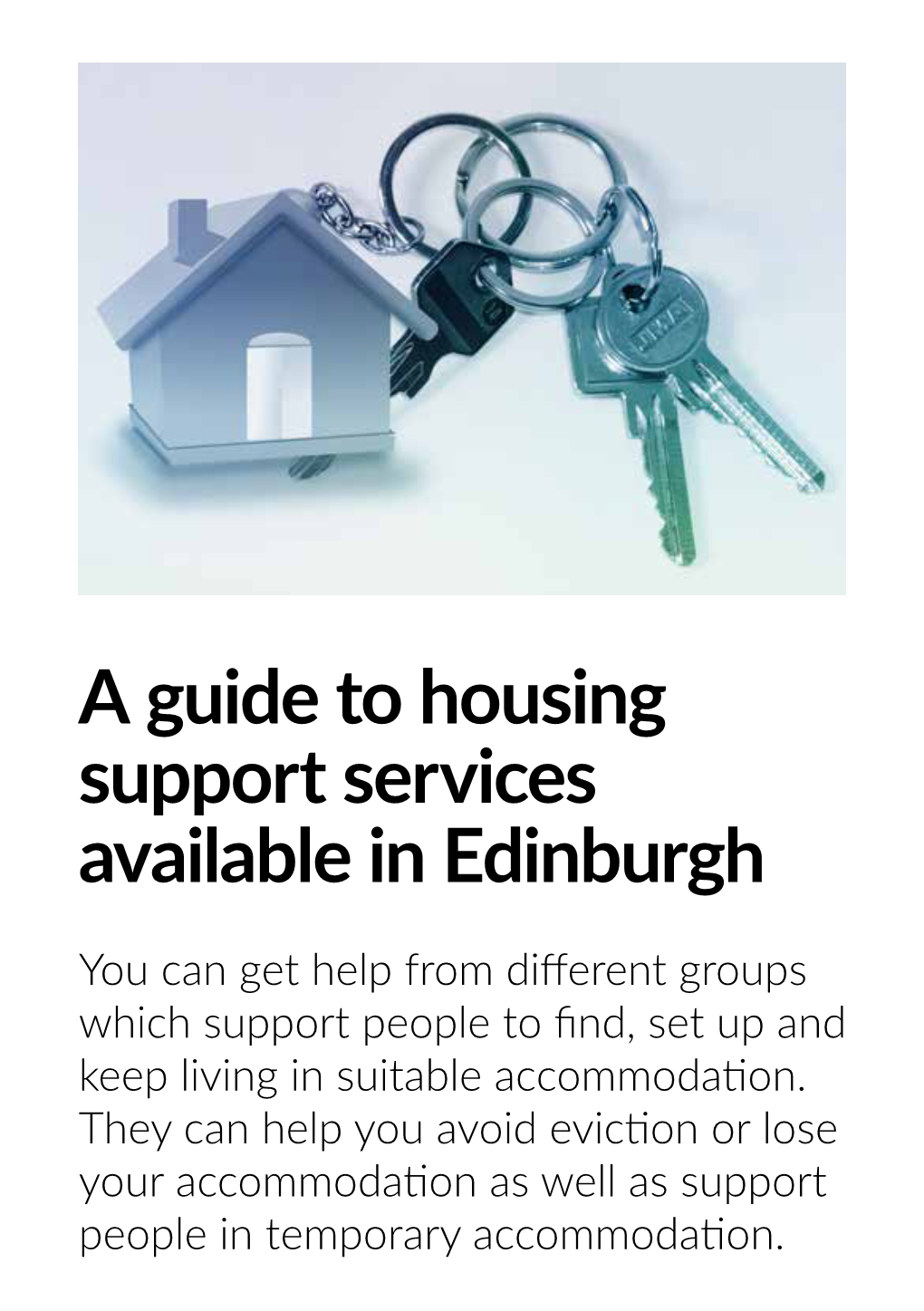 A Guide to Housing Support Services Available in Edinburgh