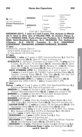 250 SOIGNEE France Owners' Premiumsin Colt 27/03/2019 Bay Suivez 2 : of Dam Unraced