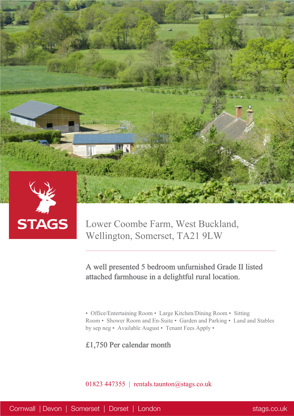 Lower Coombe Farm, West Buckland, Wellington, Somerset, TA21 9LW