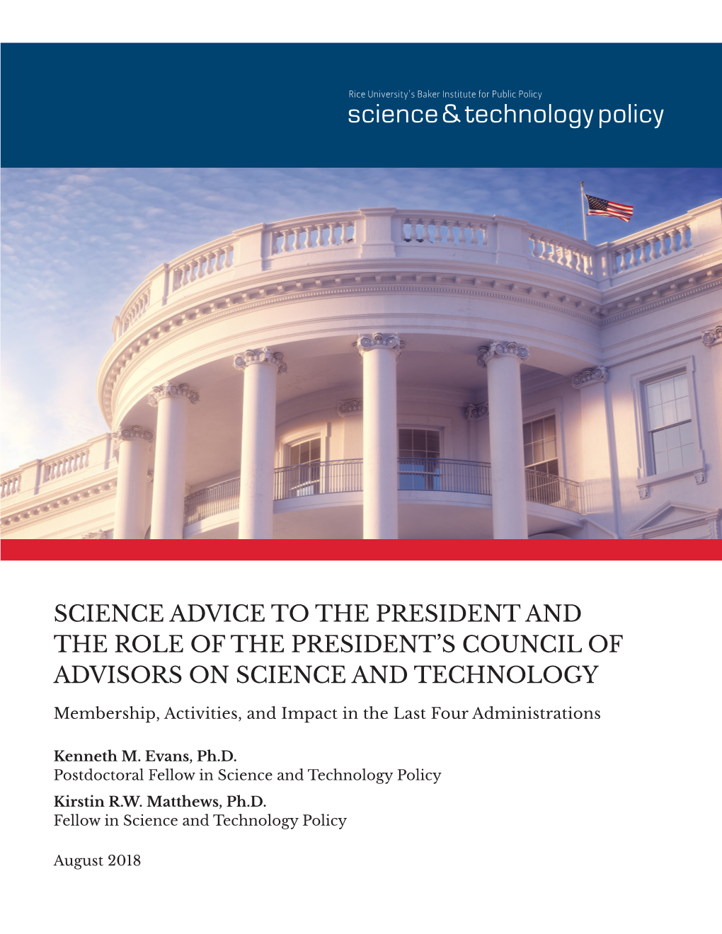 Science Advice to the President and the Role of PCAST