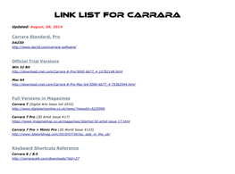 Link List for Carrara