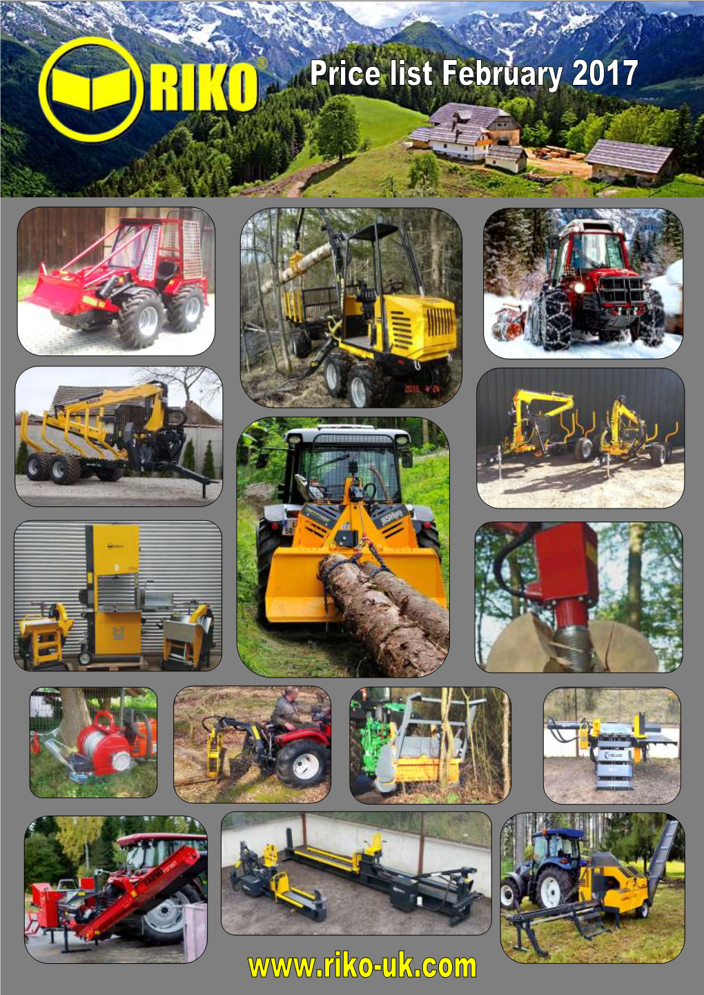 FORESTRY CRANES (Select Trailer from Trailer List, Cranes Can Be Ordered Separately)