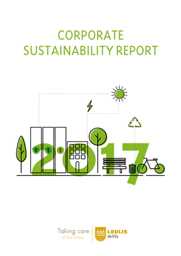 CORPORATE SUSTAINABILITY REPORT Table of Contents 3