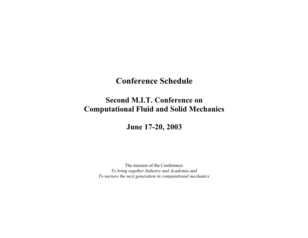 Computational Fluid and Solid Mechanics