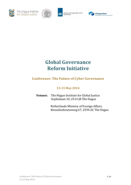 Global Governance Reform Initiative
