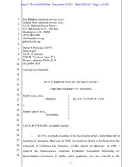 Case 2:77-Cv-00479-NVW Document 2372-3 Filed 04/01/16 Page 1 of 190